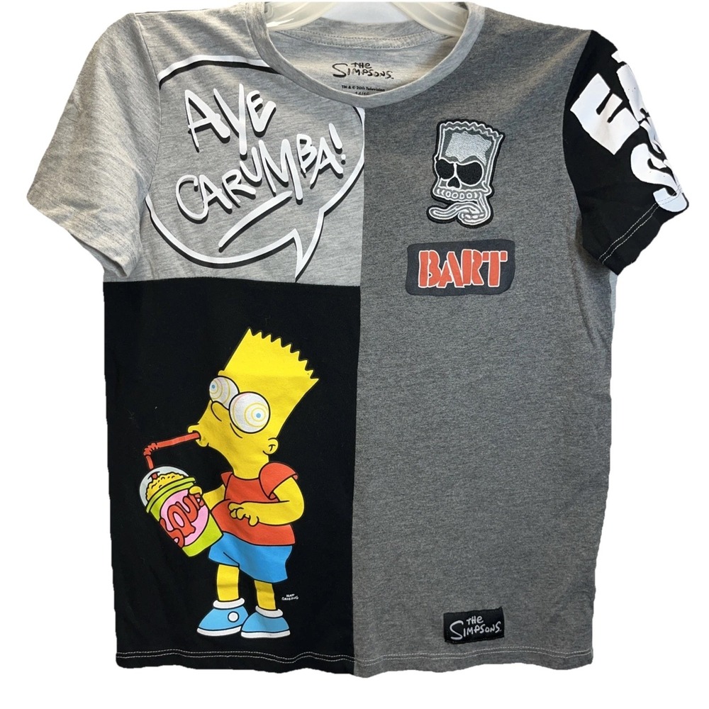 BART Simpson Graphic T Shirt Size 14-16